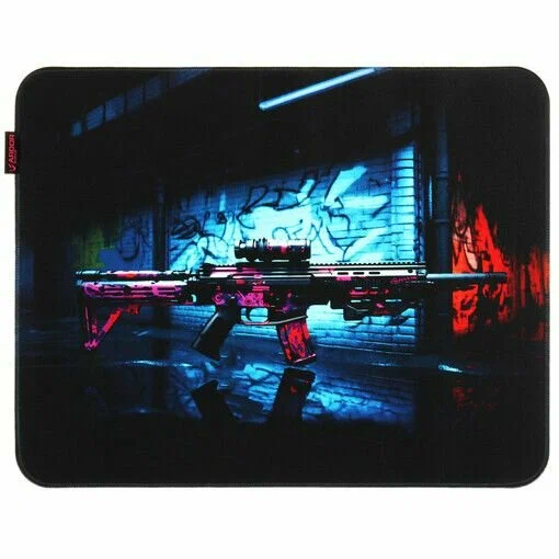 Коврик для мыши ARDOR GAMING Replica AR-15-2 L; ткань + резиновая основа; 450 х 350 х 4 мм; игровая поверхность; рисунок