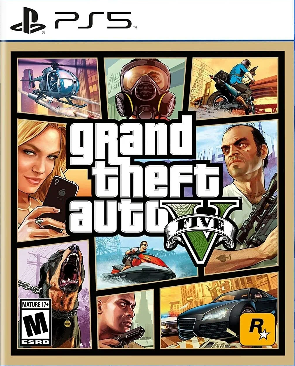 Диск игровой Sony PS5 Grand Theft Auto V.