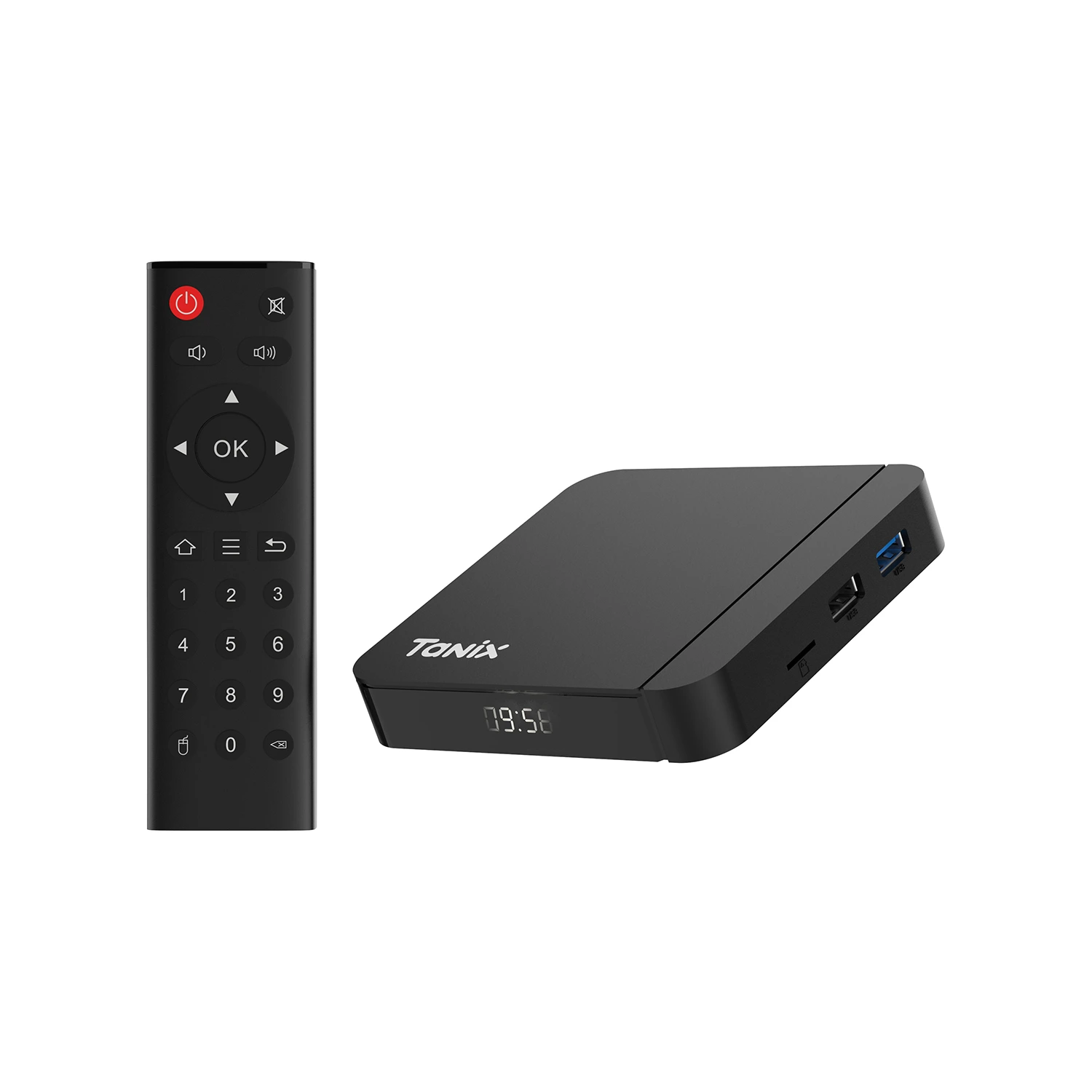 Медиаплеер 4K-HD Tanix W2, 4Гб, 32 Гб, Amlogic S905W2, 1xHDMI, 802.11ac, BT v5.0, 2xUSB, Android 11, micro-SD, черный