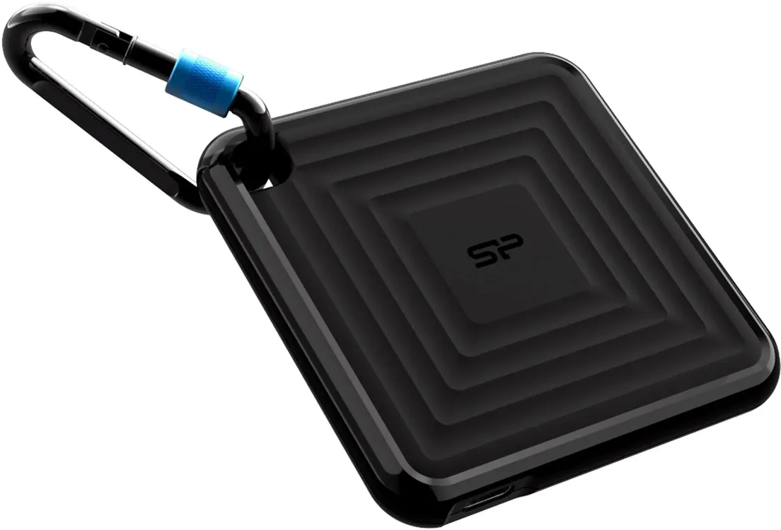 Внешний SSD 2 ТБ SILICON POWER PC60 (SP020TBPSDPC60CK); 1.8"; USB 3.2 Gen 2; чёрный