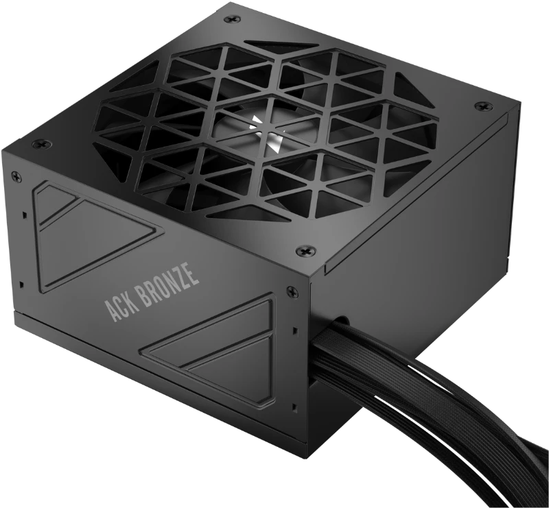 Блок питания 850 Вт 1STPLAYER ACK 12VHPWR Black (HA-850AA2); 1x24 pin; 2x8(4+4) pin; 4xSata; 2xMolex; 3x6+2-pin PCI-E; 80+ Bronze; APFC; 140 мм