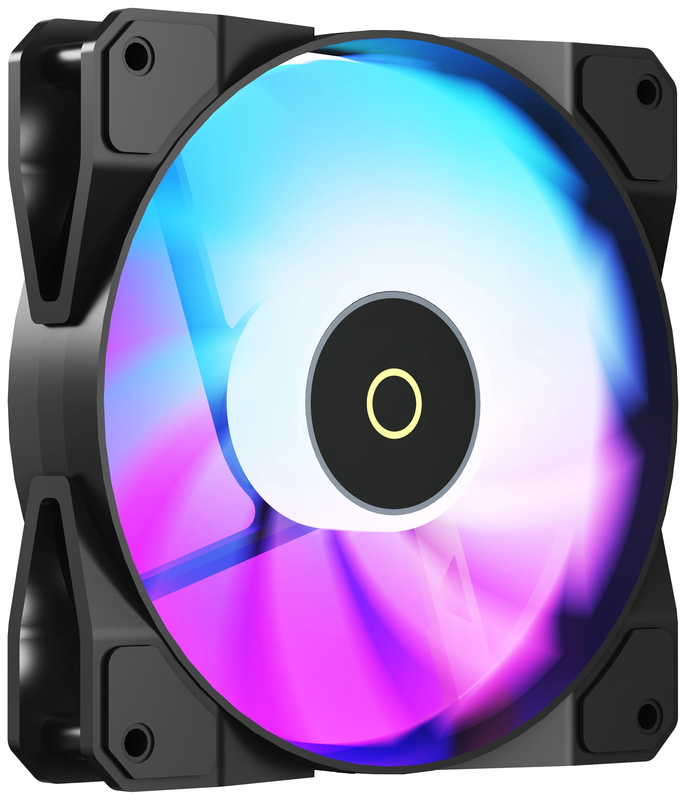 Вентилятор 120 мм Ocypus Beta F12 BK ARGB REVERSE BLADE (Beta-F12-BK1AM00X-GL); 4-pin(PWM); 800-1600 об/мин; 56.5 CFM; 29 дБ