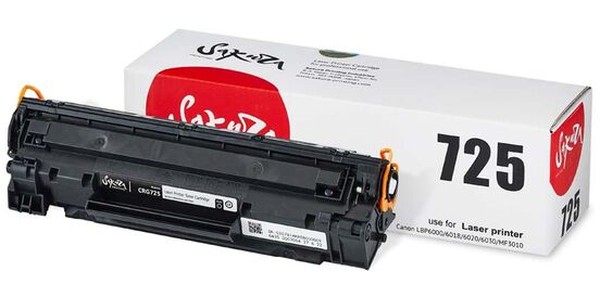 Картридж Sakura Canon SACRG725***; MF-3010, LBP-6030, LBP-6020, LBP-6000; 1600 стр. при 5%; черный (black)