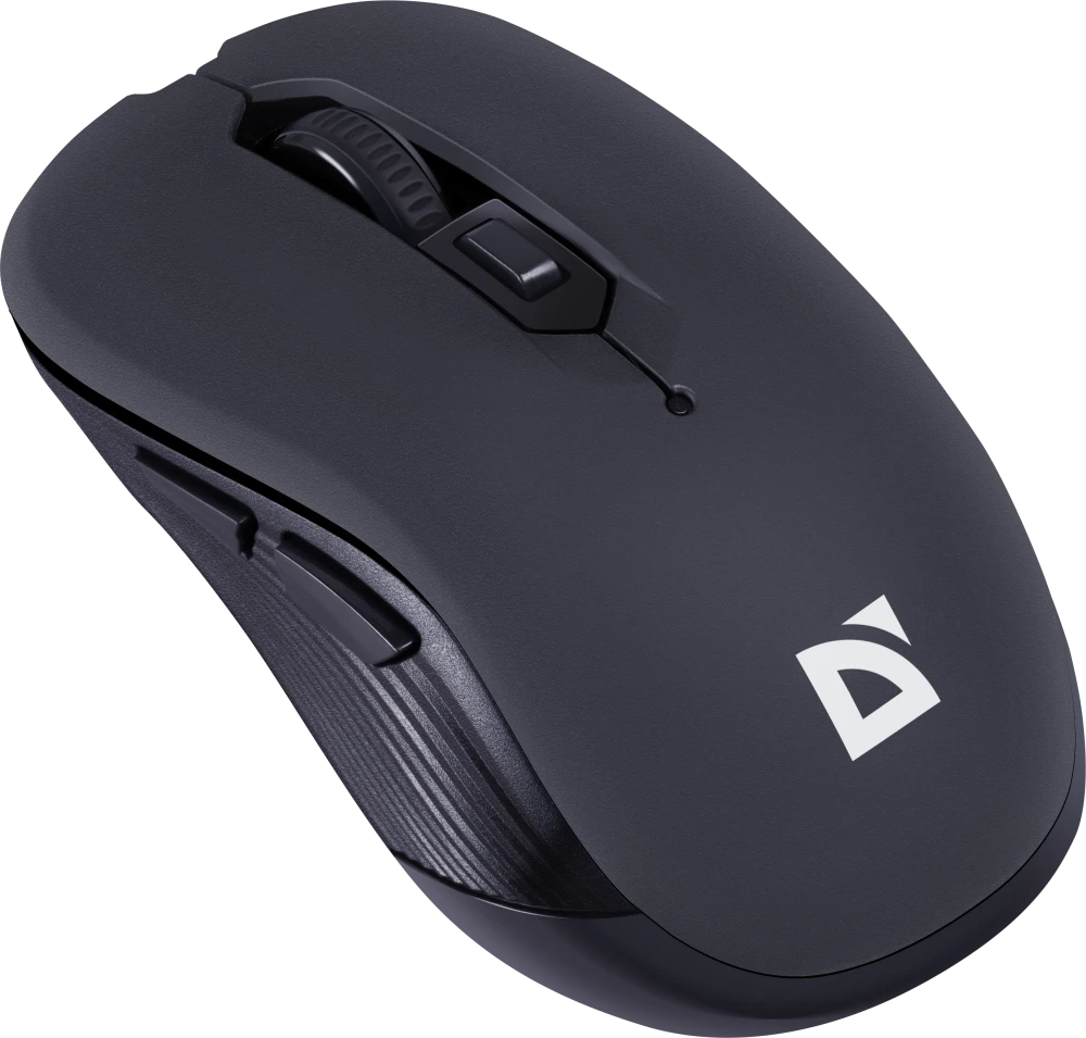 Мышь беспроводная Defender GASSA MM-105 (52105***); 2.4 ГГц; USB; оптический; 800/1200/1600 dpi; 6 к