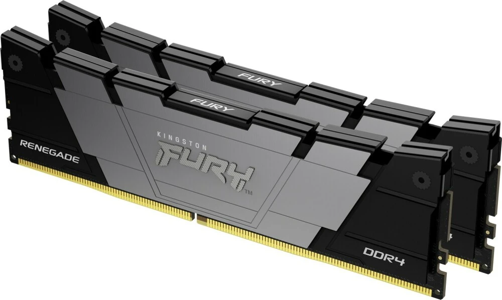 Модуль памяти DDR4 32 Гб (2x16 ГБ) Kingston FURY Renegade (KF432C16RB12K2/32); 25600 MБ/с; 3200 МГц; радиаторы