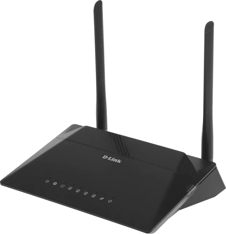Маршрутизатор D-Link DSL-224 (DSL-224/R1A***); 1xADSL RJ-11; 4xLAN 10/100 Ethernet RJ-45; 802.11a/b/g/n; 300 Мбит/с