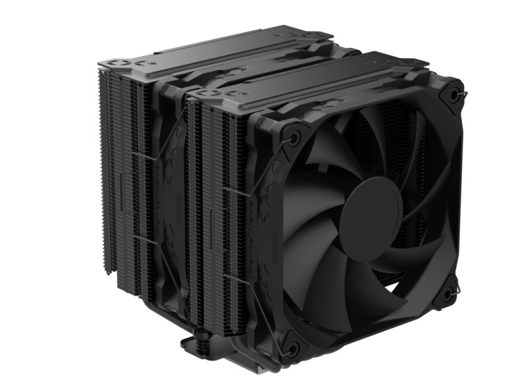 Кулер для процессора 120 мм PentaWave Z06D, 2x120 мм, 4 pin, 600-1950 об/мин, черный, 270 Вт, 32.6 дБ, 6 трубок, алюминий, медь