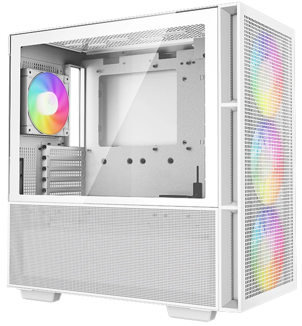 Корпус Deepcool CH560 WH (R-CH560-WHAPE4-G-1***); ATX; Middl-Tower; без БП; металл + cтекло; 2x3.5" int.; 1 x 120; 3 х 140 мм; 1 x USB 3.0/1 x Type C/