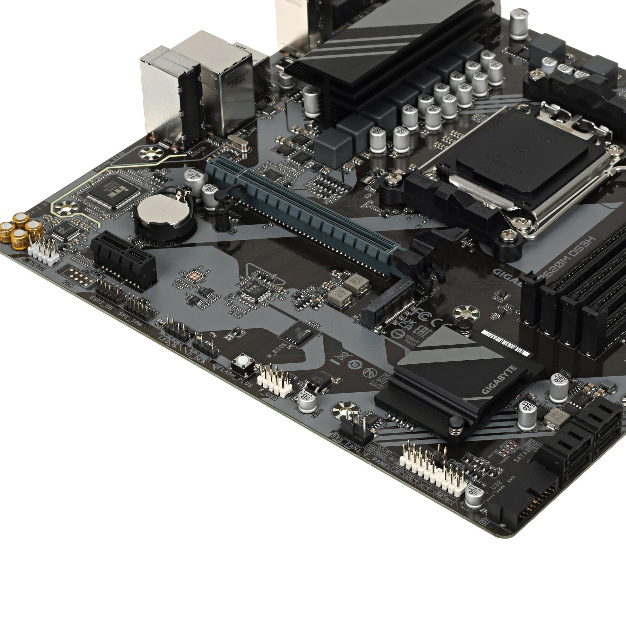 Материнская плата Gigabyte A620M DS3H; Socket AM5; mATX; AMD A620; 4хDDR5(8000); 1xPCI-E x16; 1xPCI-E x1; 1xVGA; 1xHDMI; 1xDP 4(SATA 6Gb/s); Realtek 7