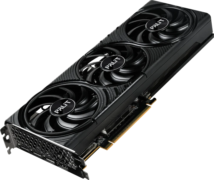 Видеокарта Nvidia GeForce RTX 5060 Ti 8 ГБ GDDR7 Palit Infinity 3 (NE7506T019P1-GB2062S); 2407-2572 MГц, 28 ГГц, 128 бит, 1xHDMI; 3xDP; 2-slot