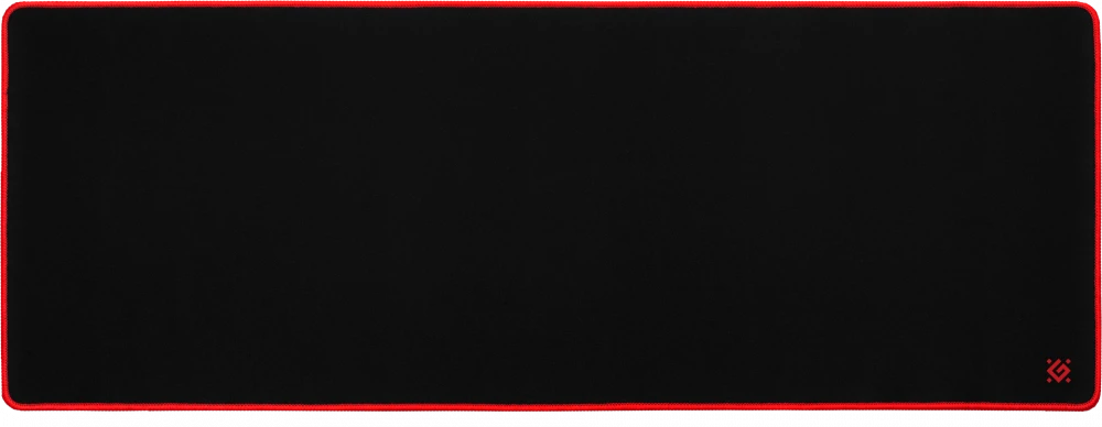Коврик для мыши Defender Black Ultra (50561***); ткань + резиновая основа; 800 х 300 х 3 мм; чёрный