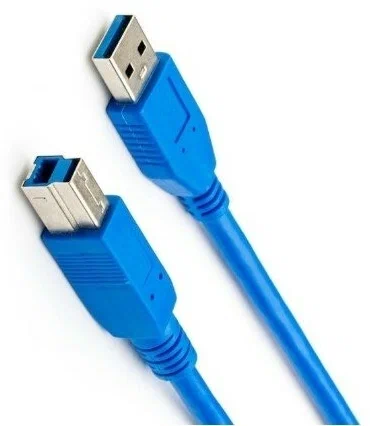 Кабель USB 3.0 AM/BM ATcom; USB 3.0 Тип A; USB 3.0 Тип B; 3,0 м; синий