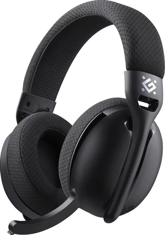Гарнитура беспроводная Defender Triple Black (64685); накладные; Bluetooth/2.4 Ггц; оголовье; 20-20 кГц; 32 Ом; 22ч; виртуальный объемный звук 7.1; ми