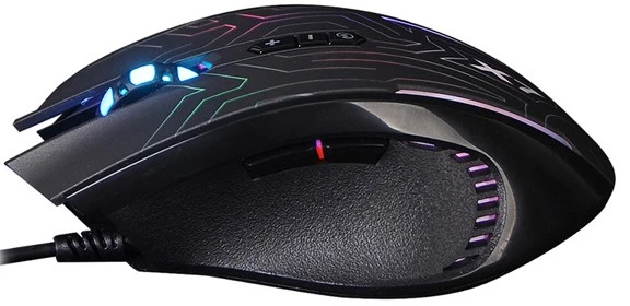 Мышь проводная A4Tech X87 Maze***; USB; 1000/1200/1600/2000/2400 dpi; 8 кнопок; колесо-кнопка; чёрны