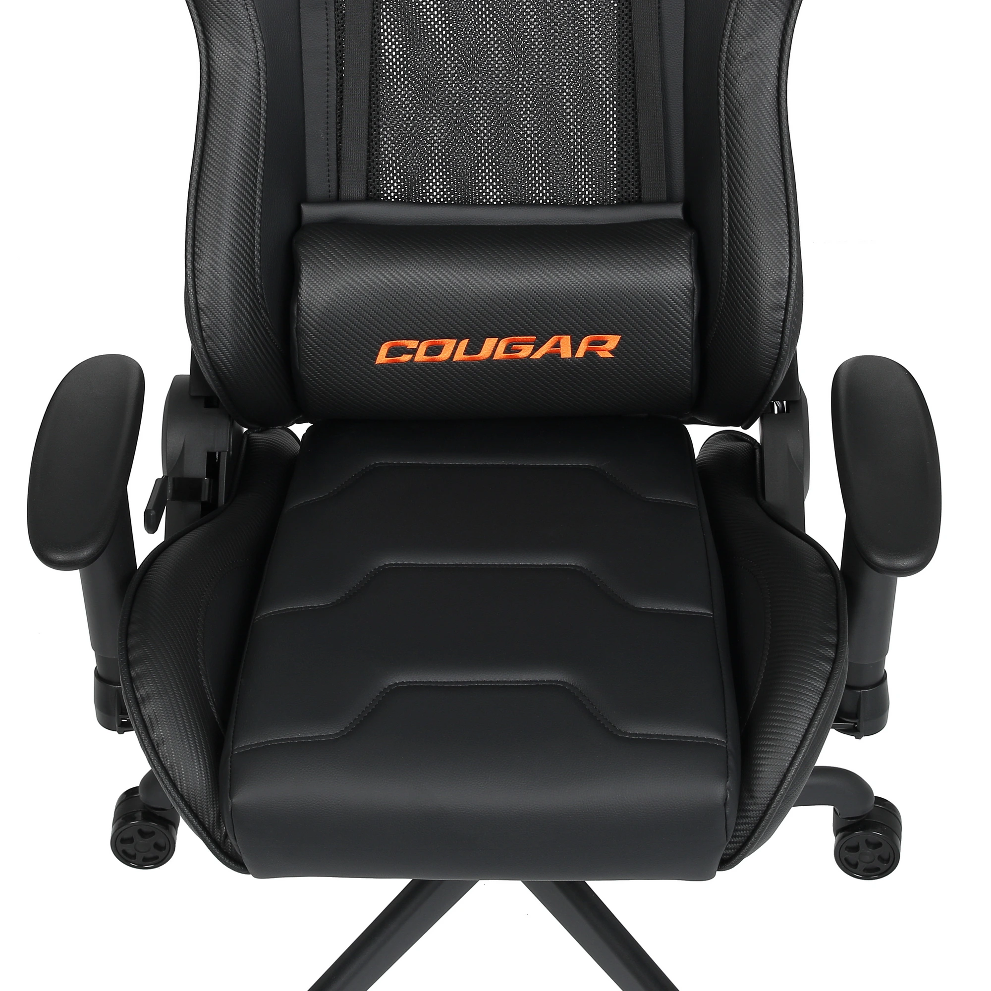 Кресло для геймеров Cougar Armor AIR Black (CGR-AIR-B***); иск. кожа; регулировка подлокотников 2D; 