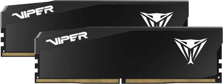Модуль памяти DDR5 64 Гб (2x32 ГБ) Patriot Viper Elite 5 Ultra Black (VEU564G6028K); 6000 МГц; радиаторы; RET