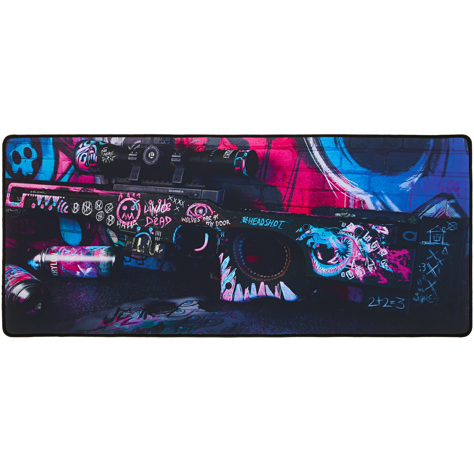 Коврик для мыши Red Square Insomnia XXL (RSQ-40053); ткань + резиновая основа; 900 х 4000 х 3 мм; игровая поверхность; рисунок