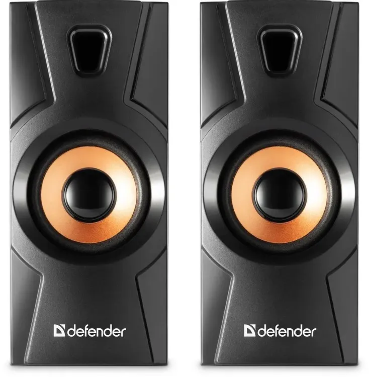 Акустическая система 2.0 Defender Aurora S8 (65408***); 8 Вт; 70 - 20 000 Гц; пластик; регулятор громкости на шнуре; USB; чёрный