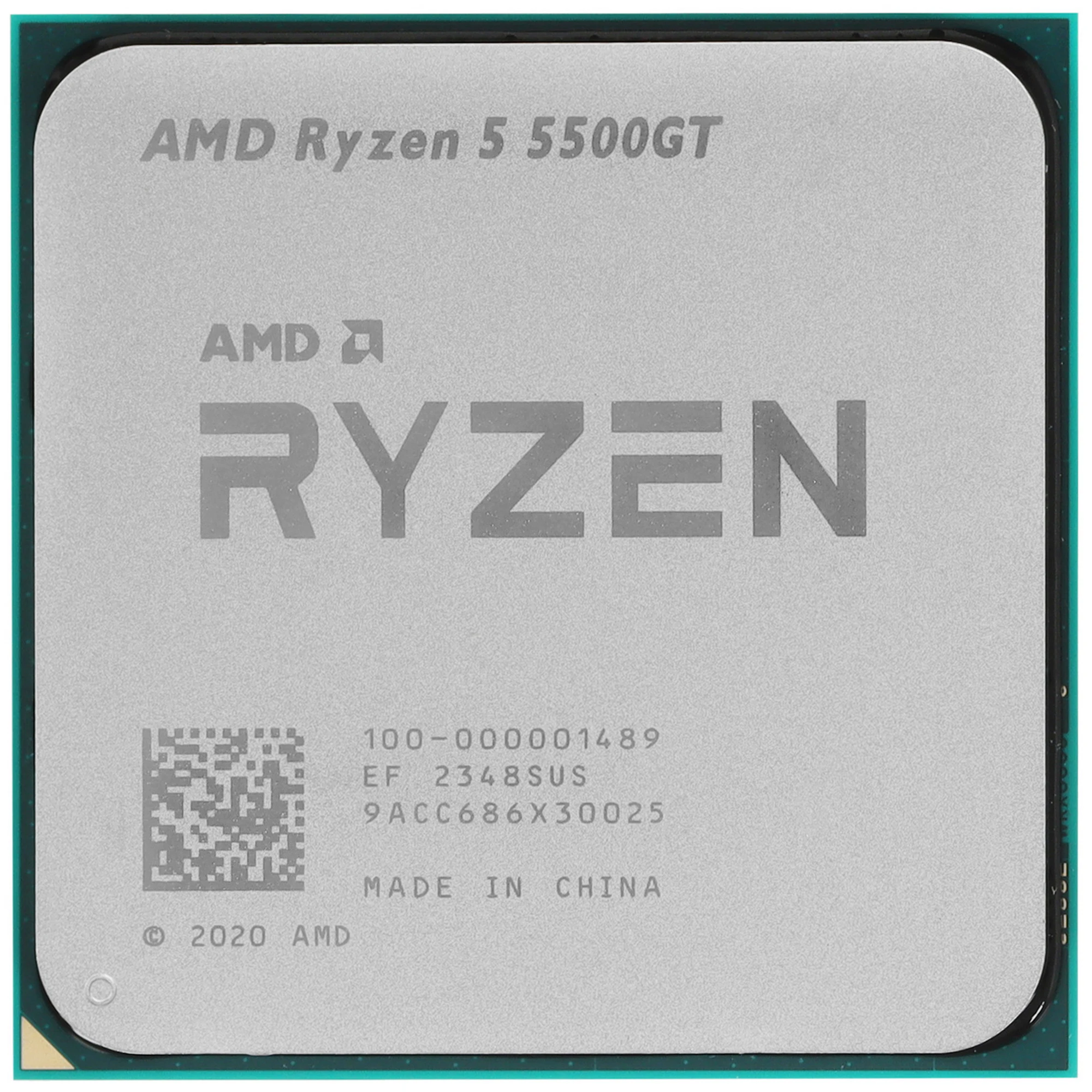 Процессор AMD Ryzen 5 5500GT (100-000001489***); AM4; 3,6-4,4 ГГц; 384 кБ L1 Cache; 3 МБ L2 Cache; 16 МБ L3 Cache; Cezanne; AMD Radeon Vega 7; 7 нм; T