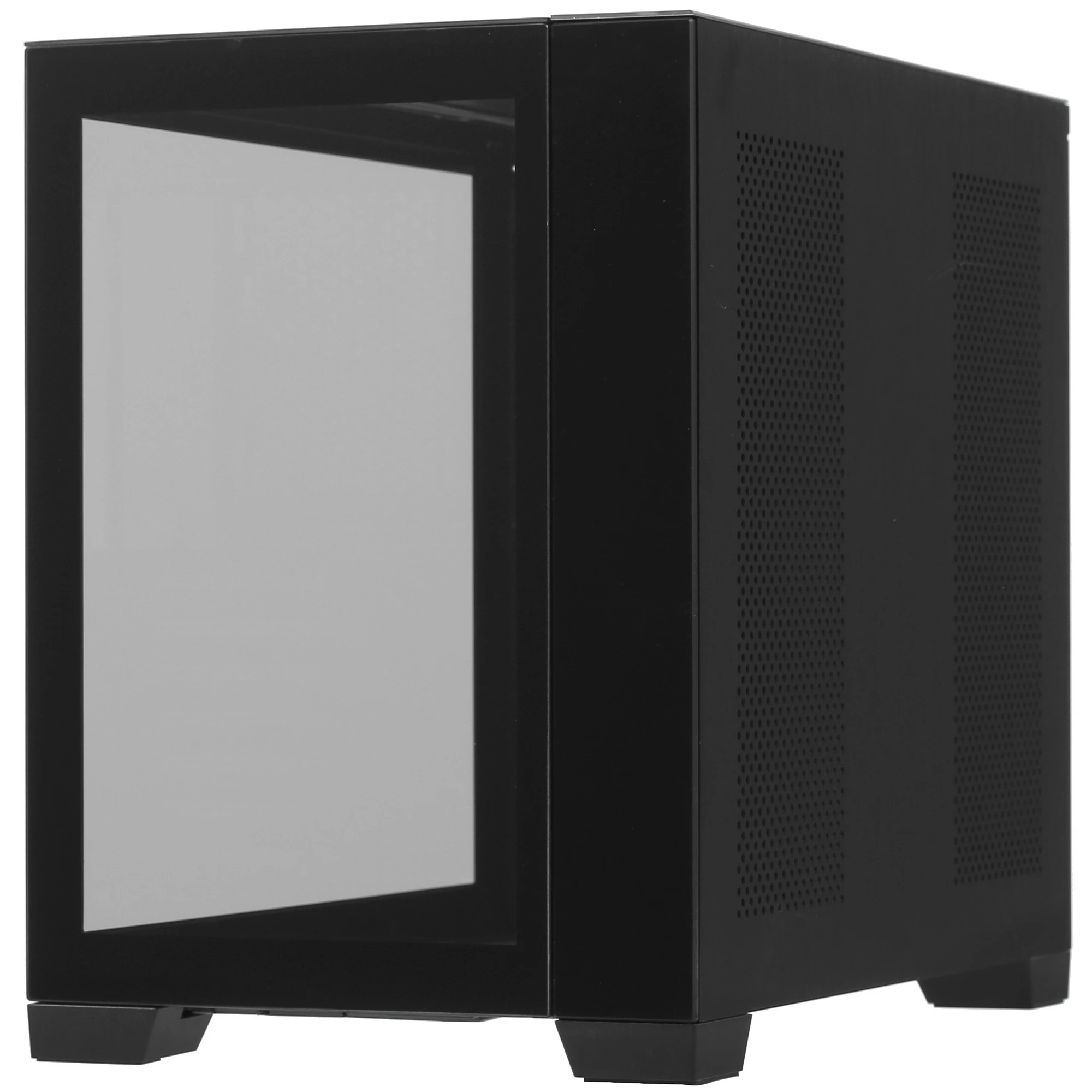 Корпус Lian-Li O11 Dynamic MINI (G99.O11DMI-X.R0); ATX; Middl-Tower; без БП; сталь; 2x3.5" int.; 2xUSB 3.X;1xUSB 3.X Type-C;1x jack 3.5mm; черный