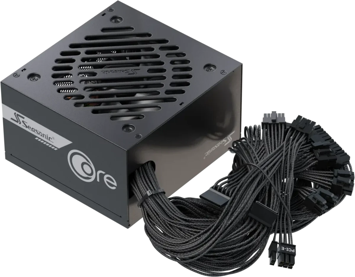 Блок питания 850 Вт Seasonic Core BC-850 Black (SRP-CBC851-A5A51JF); ATX; 1x24 pin; 2x8(4+4) pin; 1x16pin/3x6+2 pin PCI-E; 2xSata; 1xMolex; 80+ Bronze
