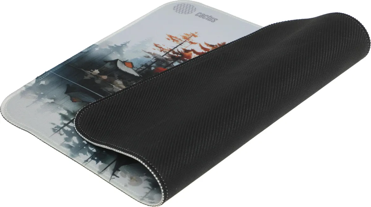 Коврик для мыши Cactus Forest (CS-MP-PRO19XL***); ткань + резиновая основа; 400 х 300 х 3 мм; игровая поверхность; рисунок