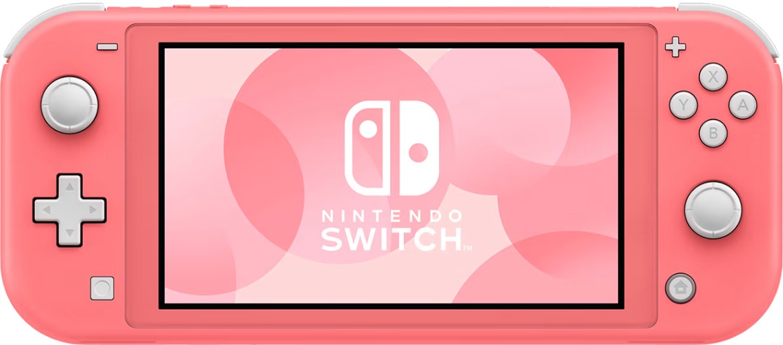 Игровая приставка Nintendo Switch Lite Coral (чип+SD256Gb+игры)