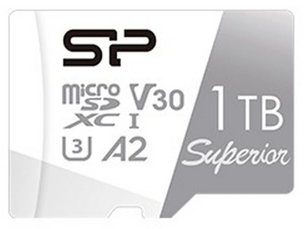 Карта памяти 1 ТБ SILICON POWER (SP001TBSTXDA2V20); micro SDXC UHS-I U3 V30, A2; Class 10; без адаптера SD