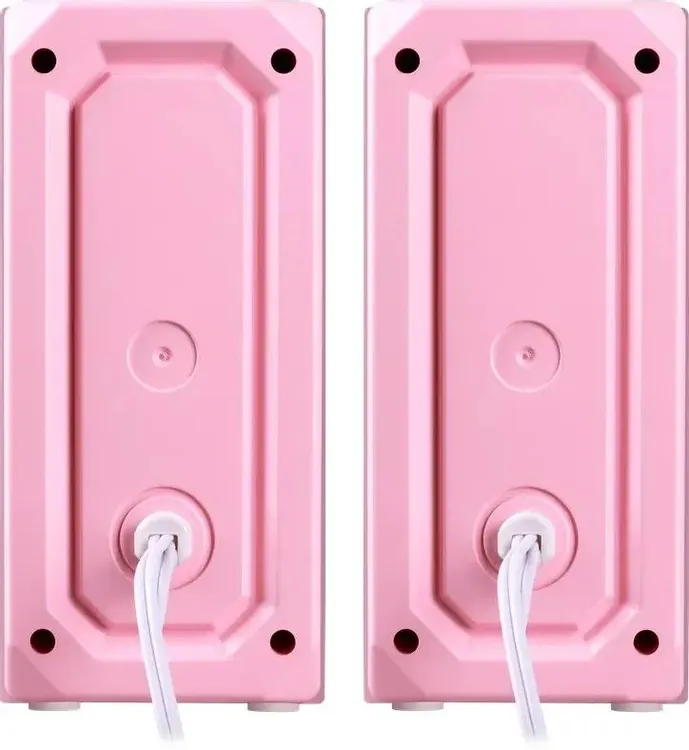 Акустическая система 2.0 Redragon ANVIL Pink (71776***); 6 Вт; 270 - 20 000 Гц; пластик; подсветка; регулятор на передней панели; USB; розовый