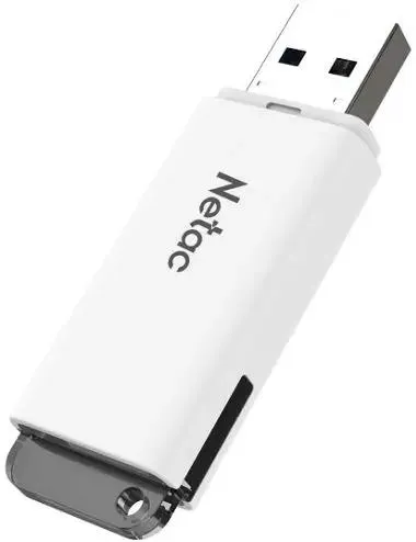 Накопитель USB-флэш 16 ГБ Netac U185  (NT03U185N-016G-20WHH); USB 2.0; классическая, с колпачком; пластик; белый