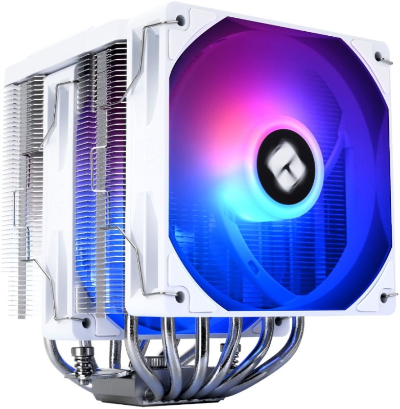 Кулер для процессора 120 мм Thermalright Peerless Assassin 120 Digital ARGB White (TRPA120DAW), 2x120 мм, 4 pin, ARGB, USB, 1850 об/мин, белый, 245 Вт