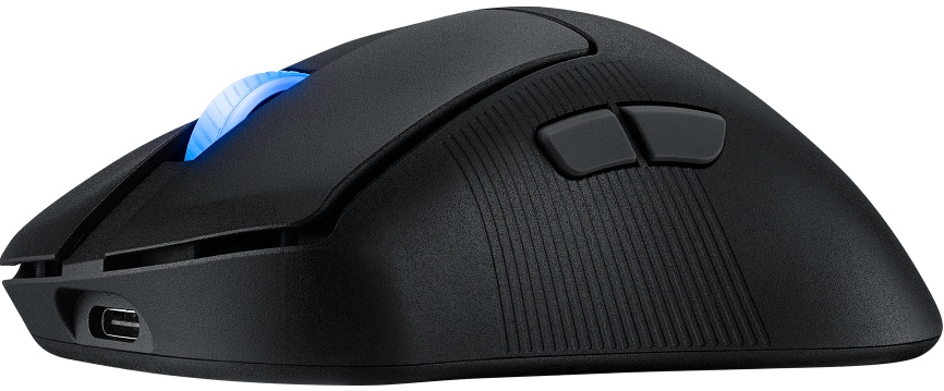 Мышь игровая Asus P714 ROG Keris II ACE Black (90MP03N0-BMUA00); Bluetooth; USB; оптический; 42 000 dpi; 5 кнопок; колесо-кнопка; встроенный аккумулят