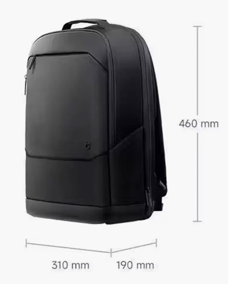 Рюкзак для ноутбука 15.6", Xiaomi Mijia Business Backpack, (MJSWB01RM), полиэстер, влагозащита, темно-синий, 1,1 кг