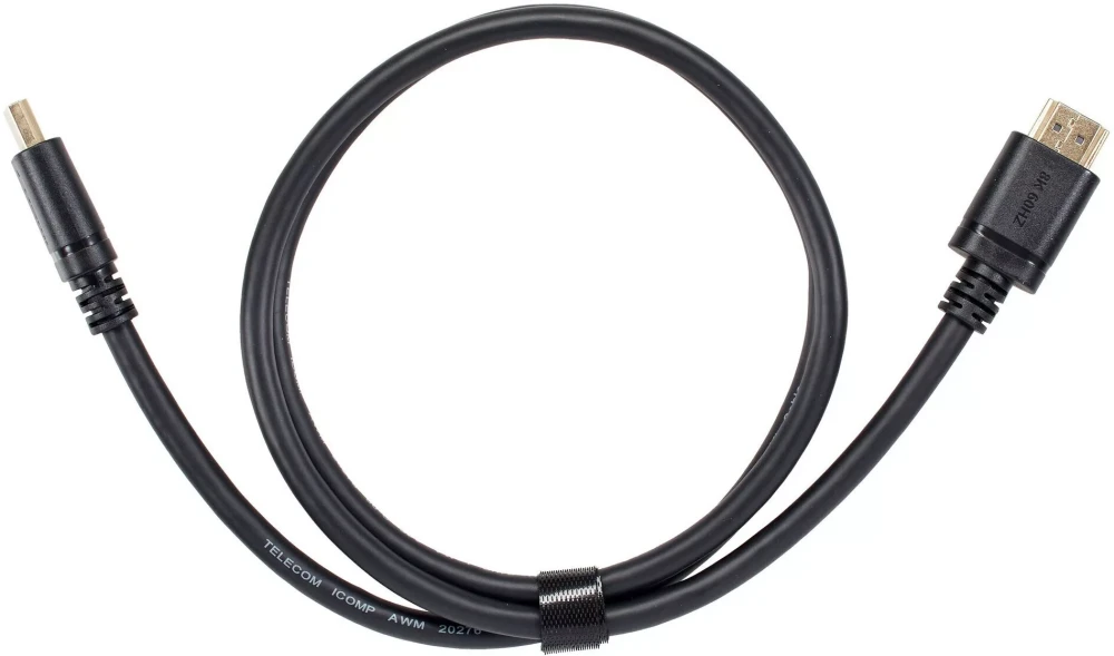 Кабель HDMI->HDMI v.2.1 Telecom (TCG245C-1M); HDMI Тип A; HDMI Тип A; 8K@60Hz; 1 м