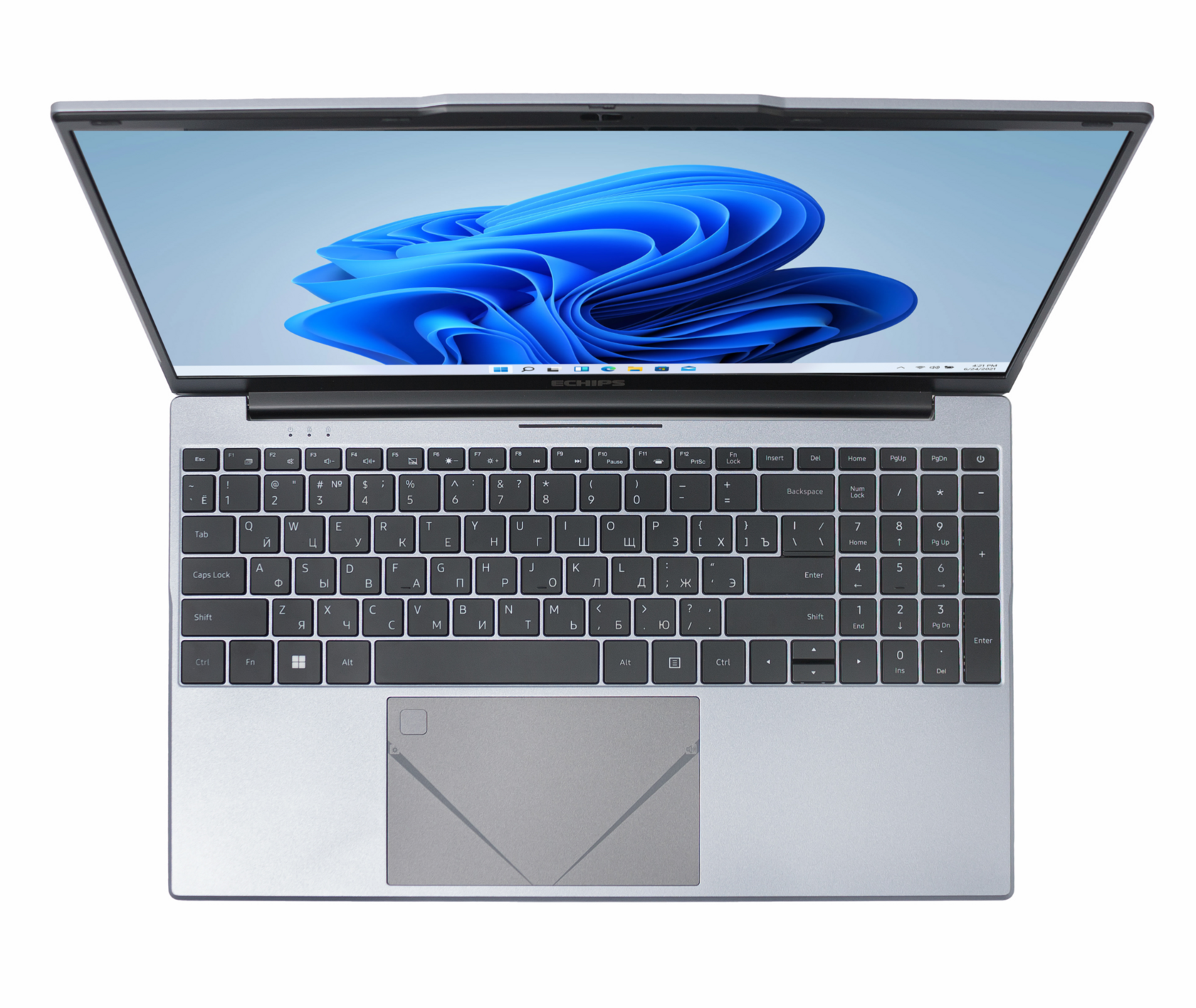 Ноутбук 15.6" ECHIPS Taganay (F101UL); 1920x1080 IPS 60 Гц; Intel Pentium Gold 6500Y; 16 Гб/512 Гб; - Intel UHD Graphics 615; ; Win 11; 5 000 м