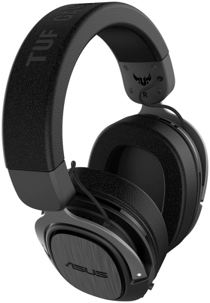Гарнитура беспроводная Asus TUF Gaming H3 WL Black (90YH02ZG-B3UA00); игровая; 2,4 Ггц; USB Type-C; оголовье; 20 Гц - 20 кГц; виртуальный звук 7,1; 30