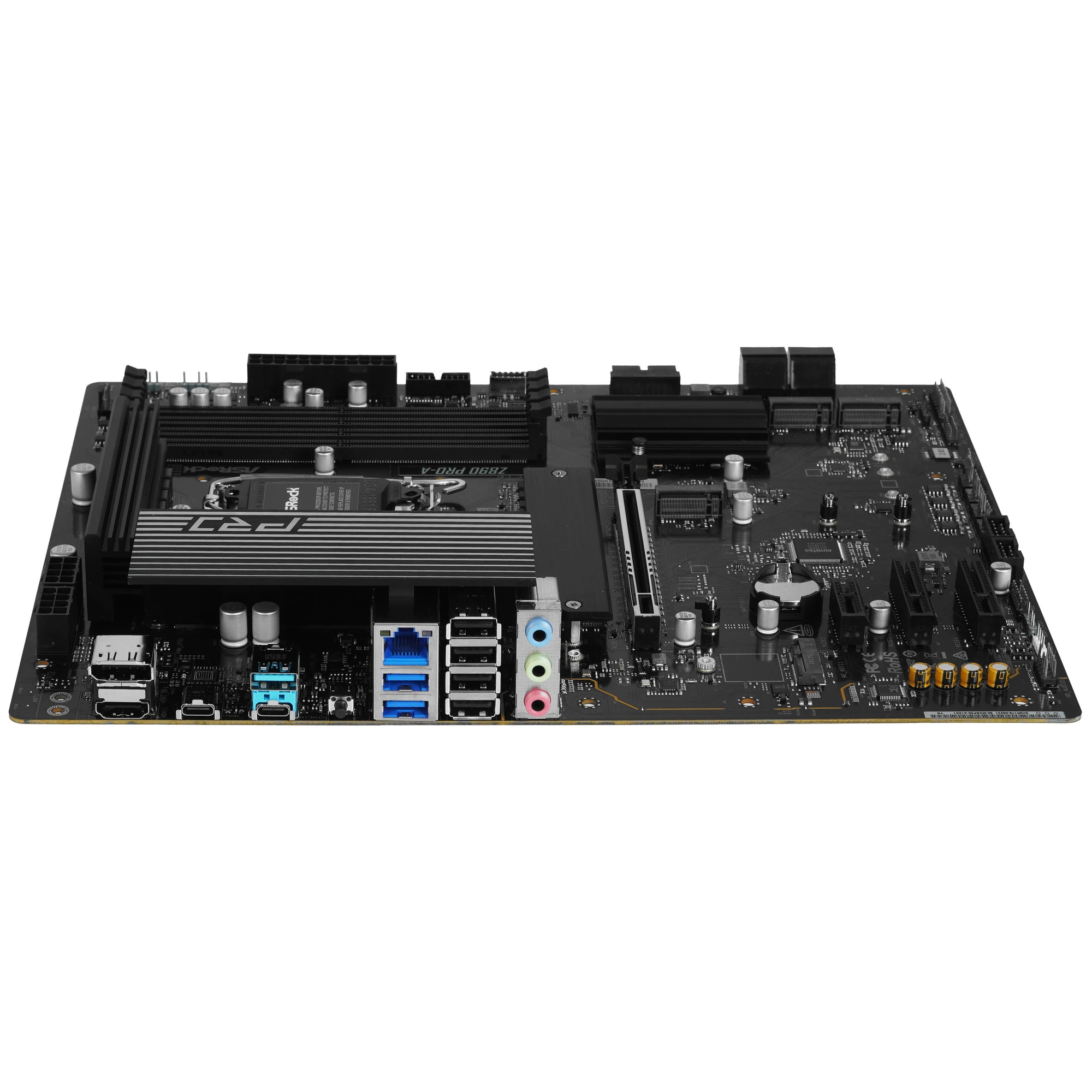 Материнская плата ASRock Z890 PRO-A; Socket 1851; ATX; Intel Z890; 4хDDR5(9066); 1xPCI-E x16; 2xPCI-E x4; 1xPCI-E x1; 1xHDMI; 1xDP; 4(SATA 6Gb/s); Aud