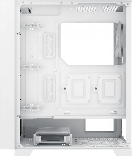 Корпус MONTECH AIR 1000 LITE White; ATX; Midi-Tower; без БП; сталь; 2x3.5" int.; 3 х 120 мм; 1 x USB 2.0/2 x USB 3.0/Mic/Audio; белый