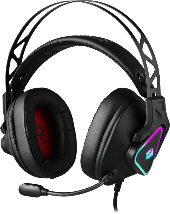 Гарнитура игровая Redragon CADMUS (70712***); оголовье (headband); 20 - 20 000 Гц; 32 Ом; 1,7 м; микрофон; регулятор громкости; USB; подсветка RGB; ви