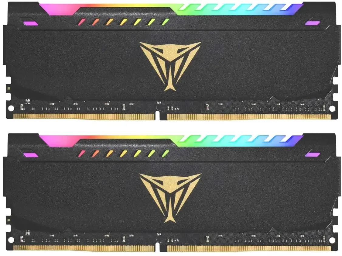 Модуль памяти DDR4 8 ГБ Patriot Viper Steel RGB (PVSR48G360C0***); 28800 MБ/с; 3600 МГц; радиаторы; 