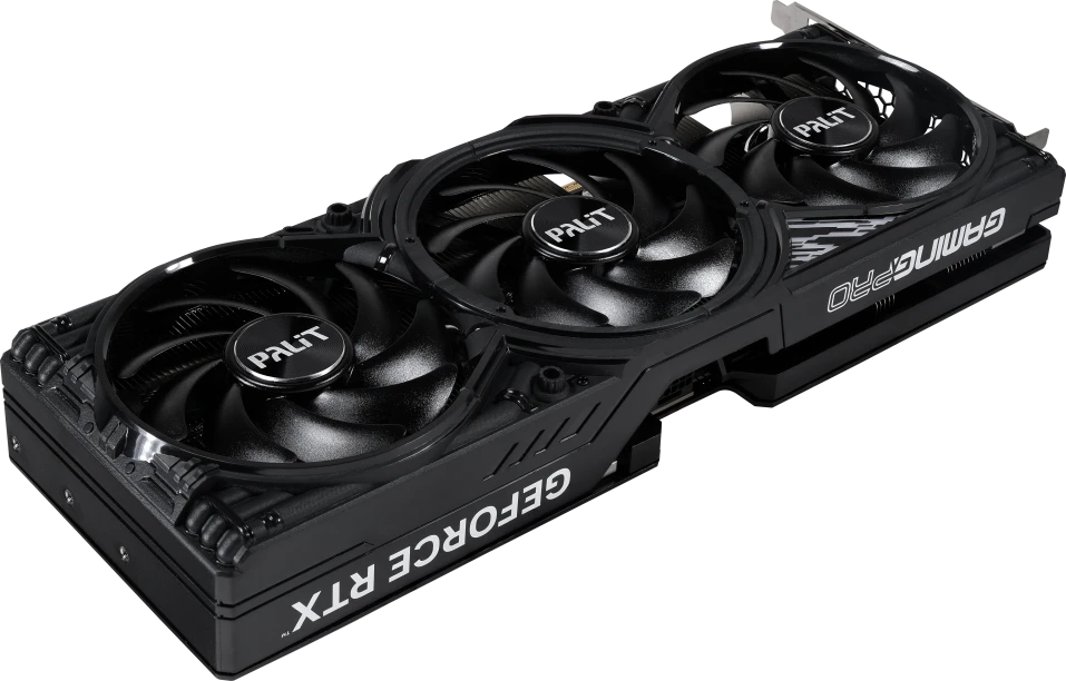 Видеокарта Nvidia GeForce RTX 5070 Ti 16 ГБ GDDR7 Palit GamingPro-S OC (NE7507TS19T2-GB2031U); 2295-2482 МГц; 28 ГГц; 256 бит; 1xHDMI; 3xDP; 2.5 slot