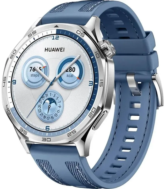 Умные часы Huawei Watch GT 5 41мм Blue; 1.32"; AMOLED; BT5.2; 323 мА/ч; синий
