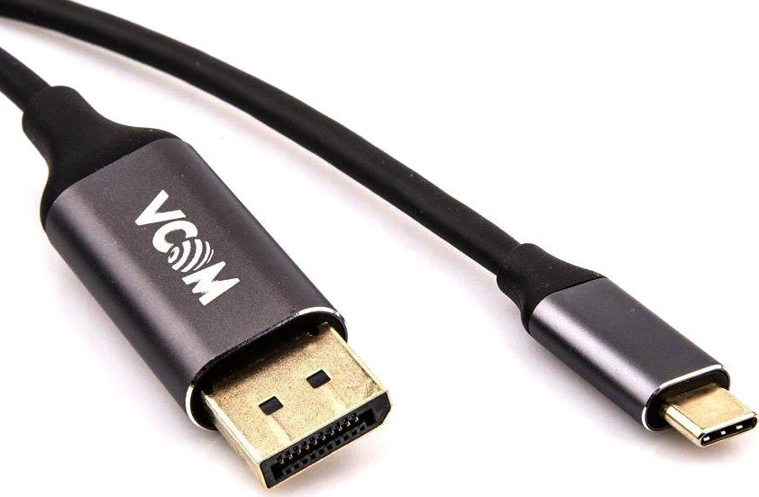 Кабель USB Type-C -> DisplayPort  VCOM (CU422MC-1.8M); 1.4v; 4K@60Hz(DSC); 1,8 м; пакет