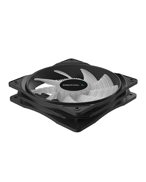 Вентилятор 120 мм Deepcool RF120B (DP-FLED-RF120-BL***); 3-pin + 4-pin; 1300 об/мин; 21,9 дБ; пластик; синяя подсв.; 150 г