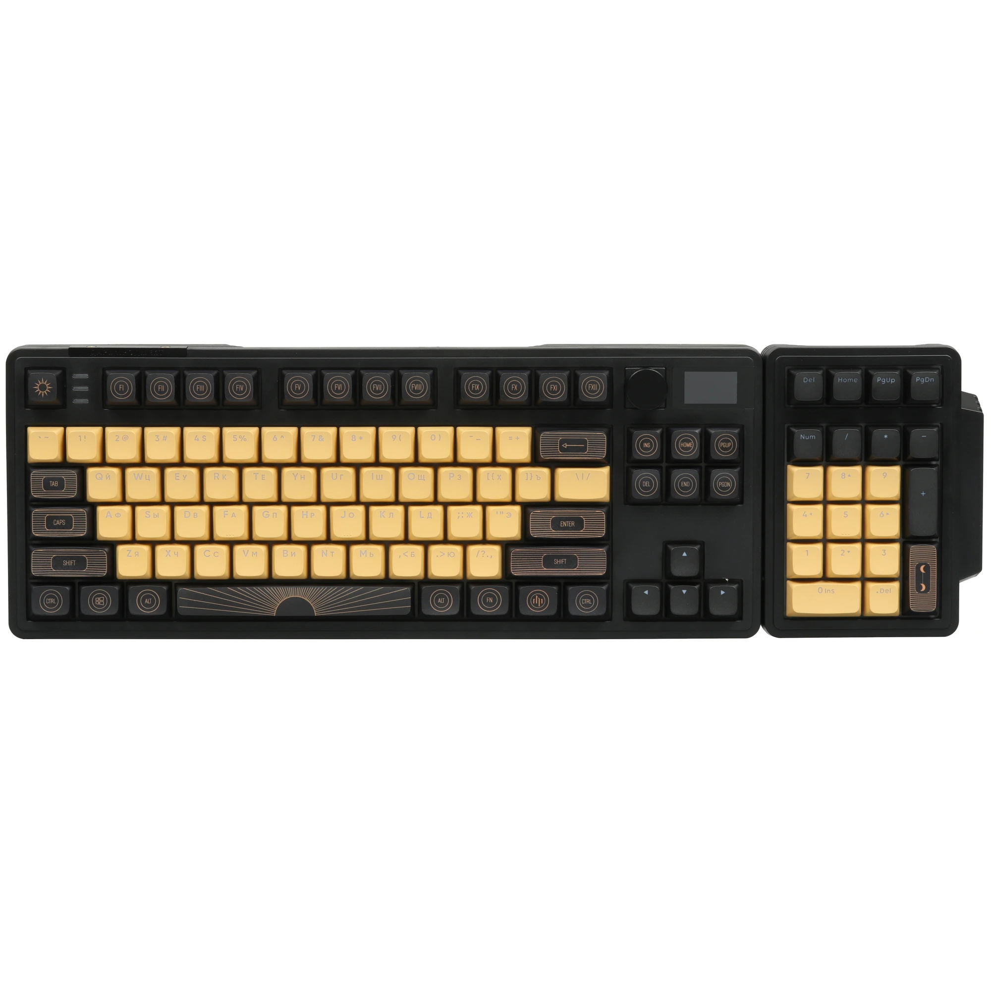 Клавиатура проводная Dark Project KD87A+Numpad White (DP-KD-87A-000102-GMS); механическая; switch - g3ms Moonstone; 105 клавиш; RGB; 1,8м; белый