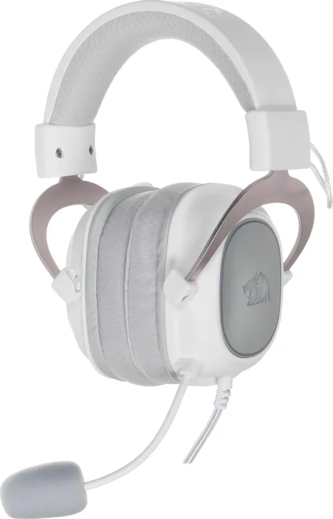 Гарнитура игровая Redragon ZEUS X White (70800***); оголовье; 20 - 20 000 Гц; 64 Ом; 2 м; микрофон; регулятор громкости; USB; подсветка RGB; виртуальн
