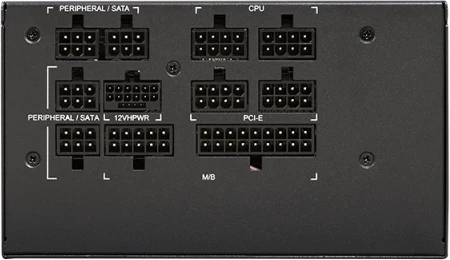 Блок питания 1250 Вт Chieftec Polaris 3.0 12VHPWR (PPS-1250FC-A3); 1x24 pin; 2x8(4+4) pin; 12xSata; 4xMolex; 6x6+2-pin PCI-E; 80+ Gold; APFC; отстегив
