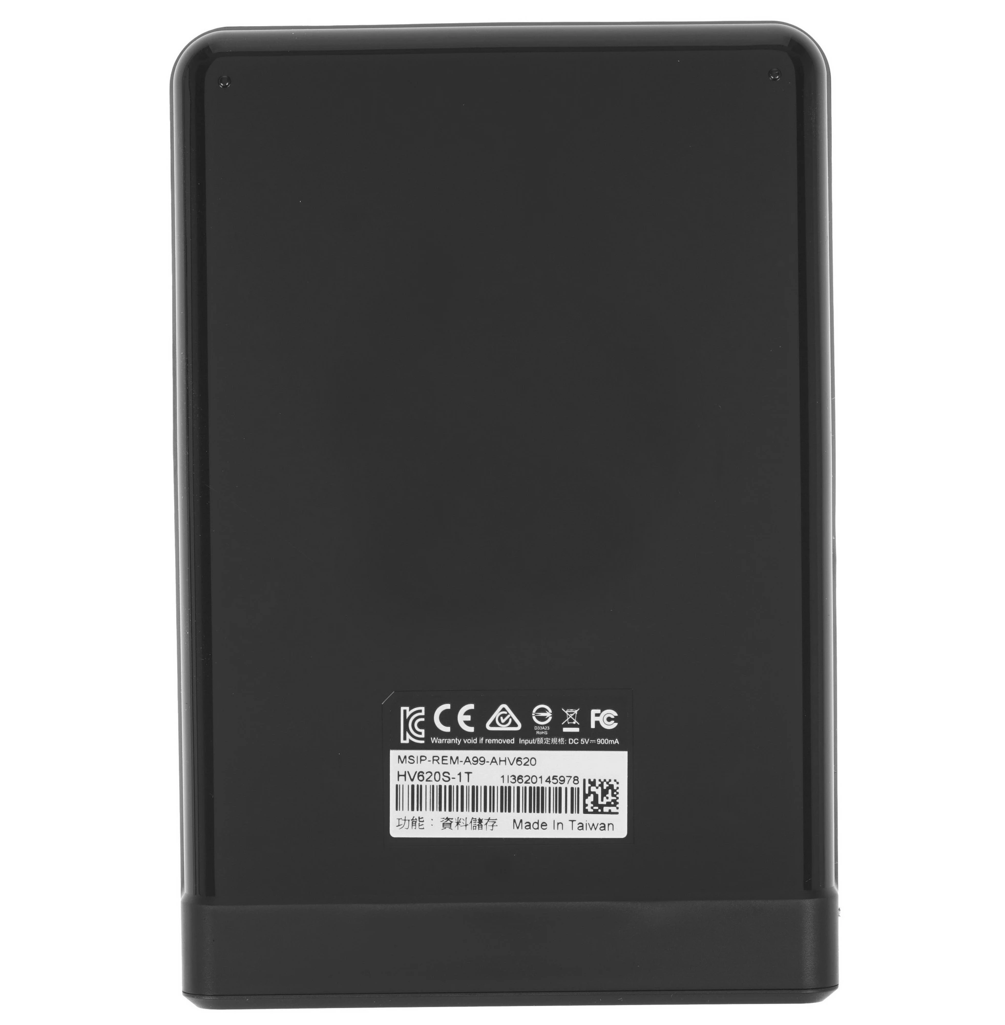 Внешний жесткий диск 1 ТБ A-Data HV620 Slim (AHV620S-1TU31-CBK***); 2,5"; USB 3.1; чёрный