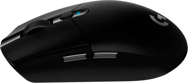 Мышь игровая Logitech G304 Lightspeed Black (910-005286***); 2.4 ГГц; USB; оптический; 12000 dpi; 6 кнопок; колесо-кнопка; 1хАА; чёрный;
