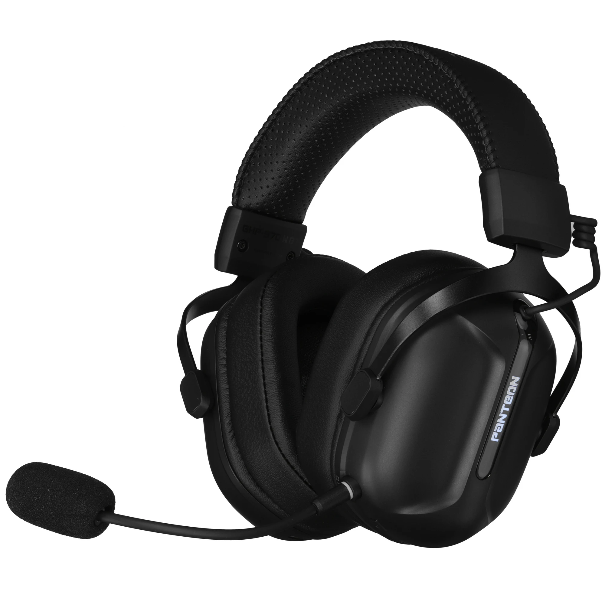 Гарнитура беспроводная Jet.A PANTEON GHP-970 W BT Black; накладные; Bluetooth/2.4 Ггц; оголовье; съемный микрофон; 20 Гц - 20 кГц; 32 Ом; 48ч; чёрный